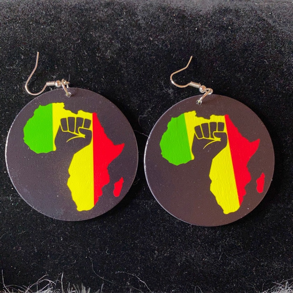 Wooden earrings